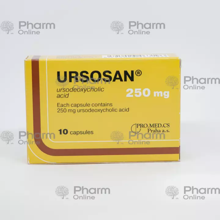 Ursosan 250 mg 10 Kapsulalar Promed Çexiya