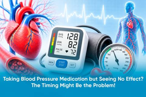 Taking Blood Pressure Medication but Seeing No Effect? The Timing Might Be the Problem!
