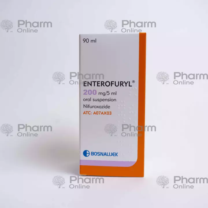 Enterofuril 200mq 5ml 90ml (Suspenziya) (<>) (Bosniya)