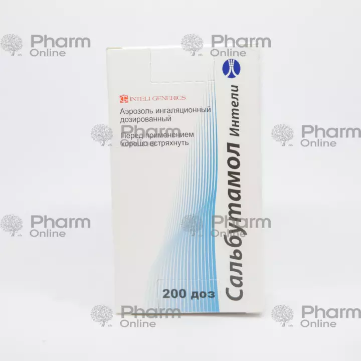 Salbutamol Inteli 200 doses 10 ml №1  (Spray) (Laboratorios Aldo Union S.A.) (Spain)