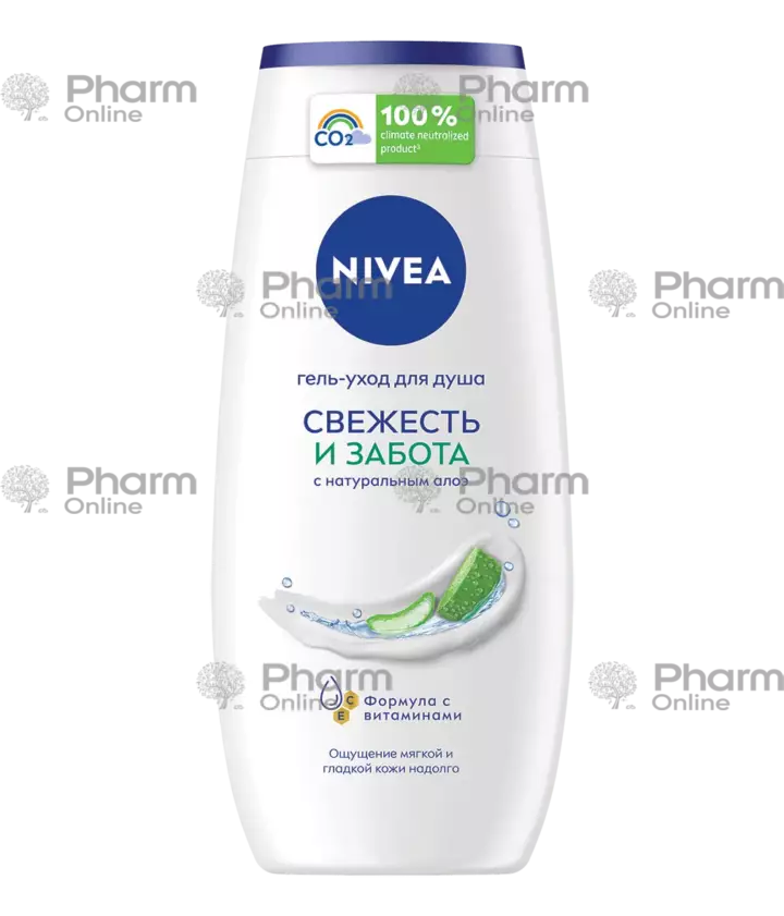 Nivea shower gel Freshness and care with aloe vera 250 ml (4944)
