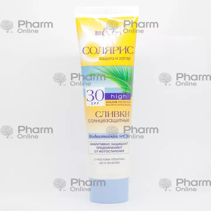 Solaris krem duzlu suya davamlı SPF 30 100ml (8306) (Krem) (<>) (Belarus)