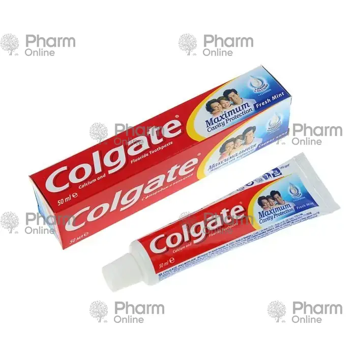 Колгейт "Maximum Cavity Protection Fresh Mint" Свежая мята 50 мл