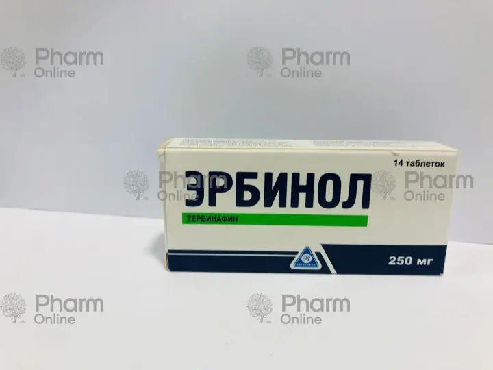 Эрбинол 250 мг № 14 (Таблетки) (Турция)
