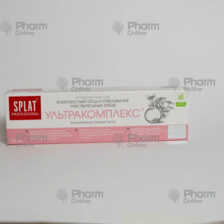 Toothpaste Splat (5002-1078) professional ultracomplex 100 gr (Toothpaste) (<>) (Russia)