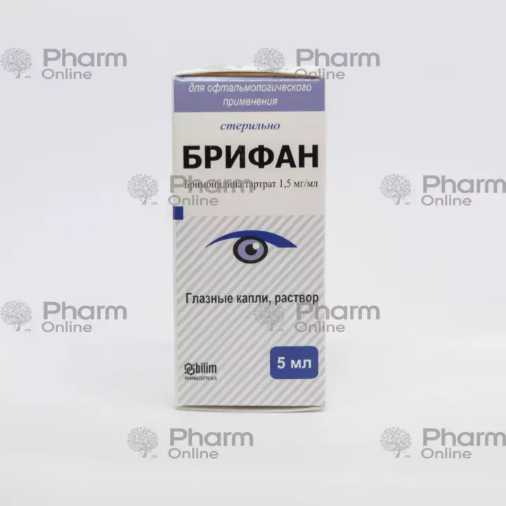 Brifan 1.5 mg/ml 5 ml (Göz damcıları) (İdol İlaç Dolum San. ve Tic. A.Ş.) (Türkiyə)
