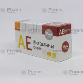 Aevit "AE vitamins-forte" 350 mg № 30 (Capsules) (Pharmgroup) (Russia)