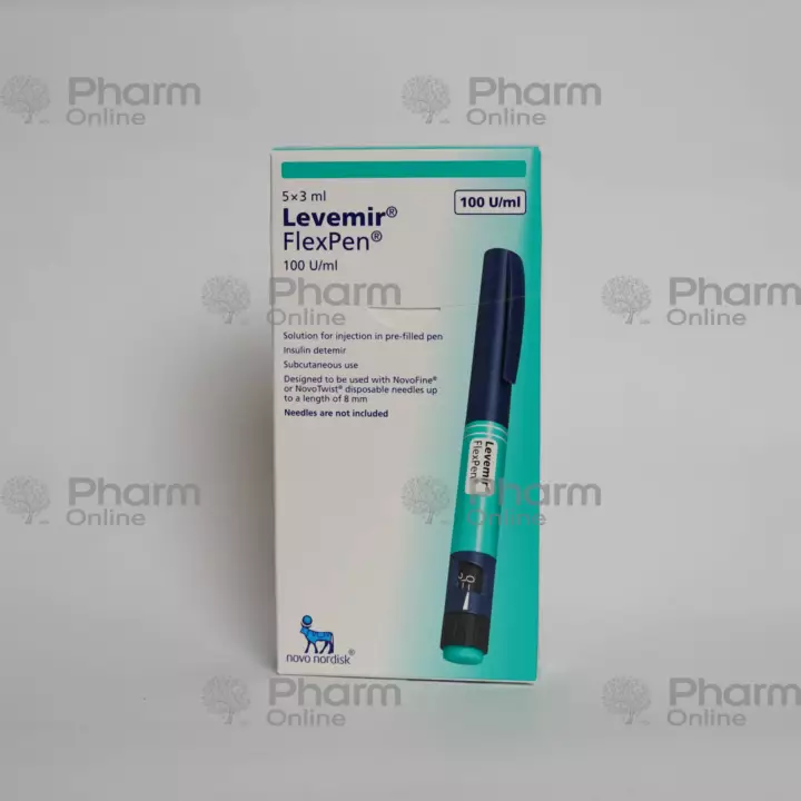 Insulin Levemir flexpen 100ED 3 ml № 5 (Ampoules) (Novo Nordisk) (Denmark)