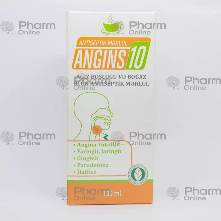 Angins -10 100 ml (Şərbət) (Herba Flora) (Azərbaycan)