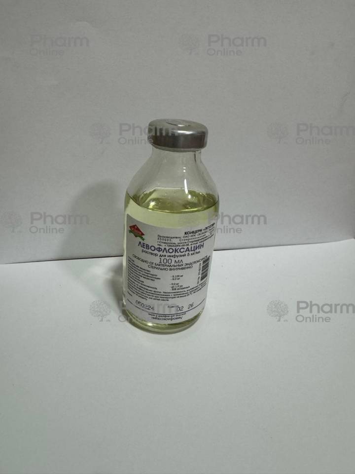 Levofloxacin 0.5% 100 ml (Solution) (Infusion) (Ukraine)