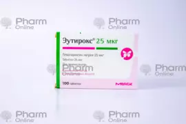 Эутирокс 25 мкг № 100 (Таблетки) (NycoMed) (Германия)