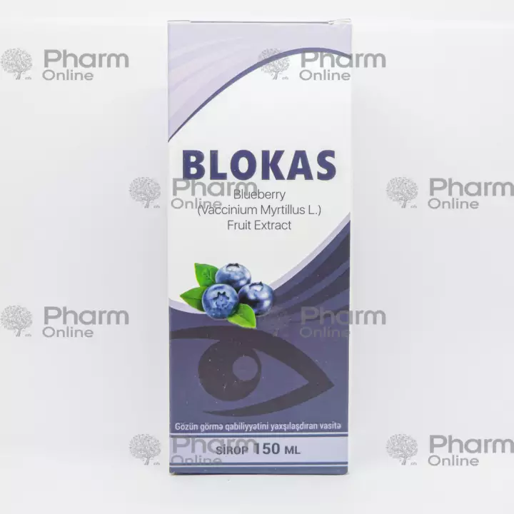 Blokas (Blueberry fruit extract) 150 ml (Syrup) (Türkiye)