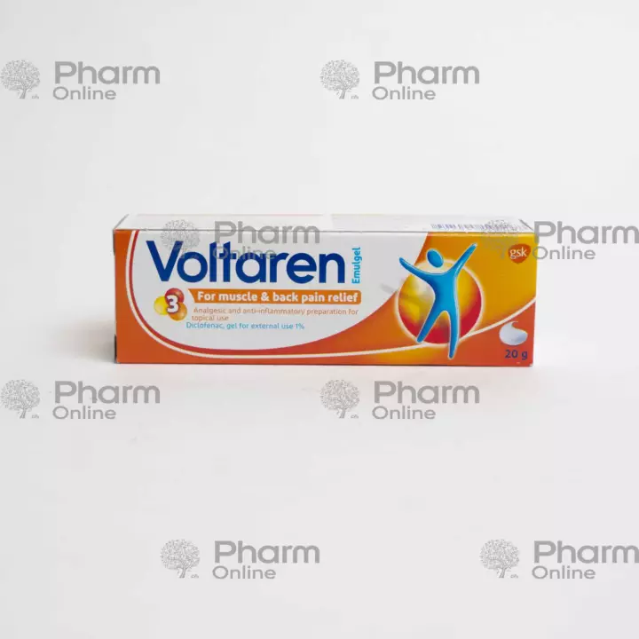 Voltaren 1% 20 q (Emulgel) (İsveçrə)