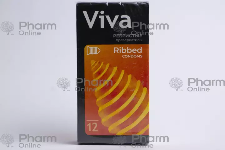 Condom Viva ribbed № 12 (Russia)
