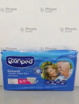 Diapers for adults "Canped" (Small) 50-90cm (0415) No. 30 (Turkey)