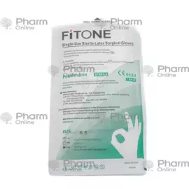 Перчатки стерильные  №8,5 (латекс,без пудры) (Прочее) (Fitone latex products) (Китай)