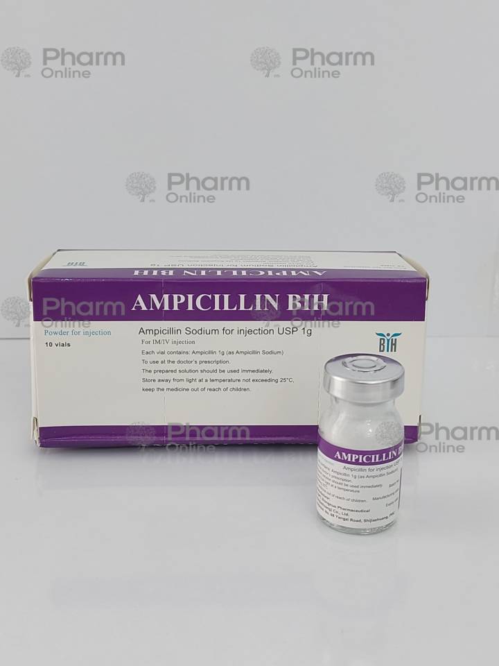 Ampicillin BIH 1 g No. 1 (Ampulalar) (Çin)