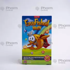 EasyFishoil (EasyFishoil) multi with strawberry, lemon, orange № 30 (Soft gel) (Vitux AS) (Norway)