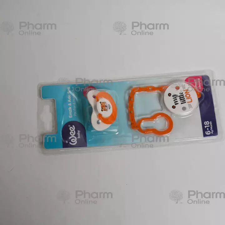 Wee 372 pacifiers with chain 6-18 months No. 2 (Cosmetics) (<>) (Türkiye)