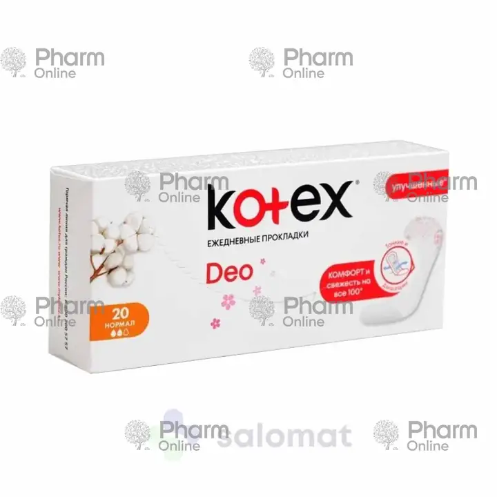 Kotex deo normal liners (8081)(8227) № 20 (Cosmetics) (,) (Russia)