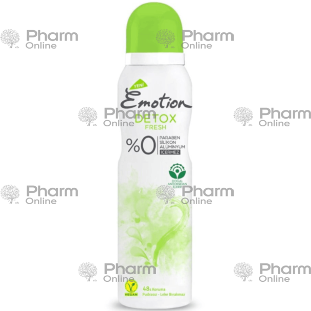 Антиперспирант спрей Emotion Detox fresh 48ч (8807) 150 мл