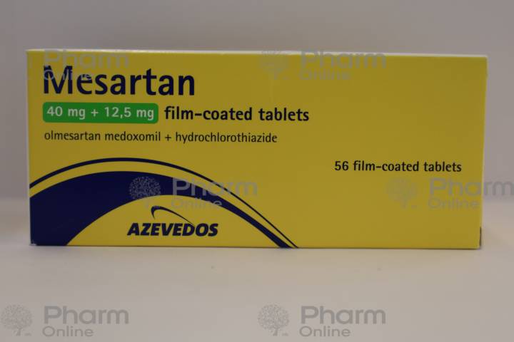 Mesartan 40 mq+12.5 mq № 56 (tabletlər)