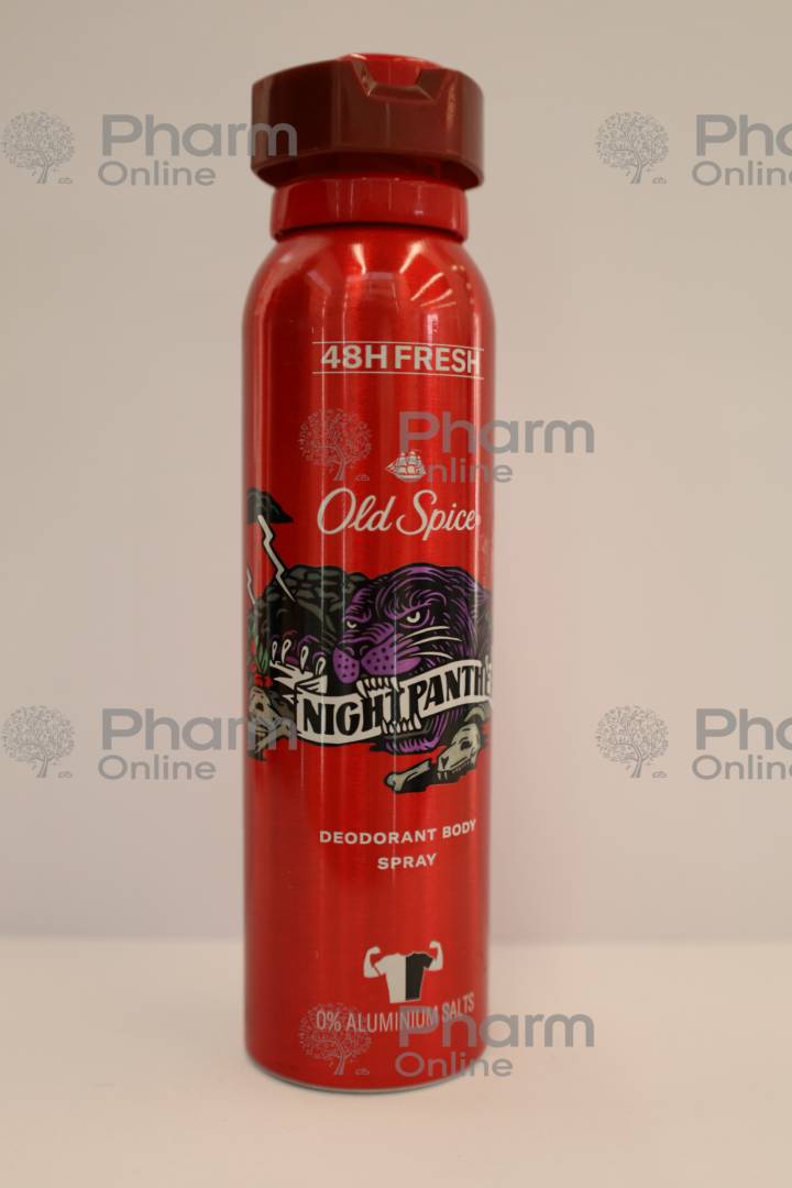 Антиперспирант "Old Spice" боди спрей Night panter  (7291)  150 мл