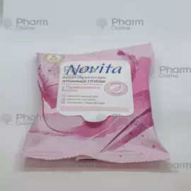 Intimate wipes wet Novita № 15(Belarus)
