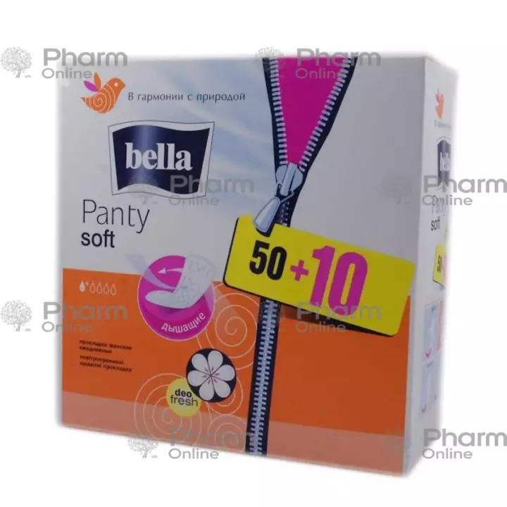 Прокладки Белла панти ежедн. soft deo fresh 50+10 (312015) (Средства гигиены) (<>)