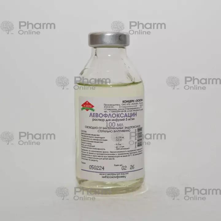 Levofloksasin 100 ml (məhlul) (Rusiya)