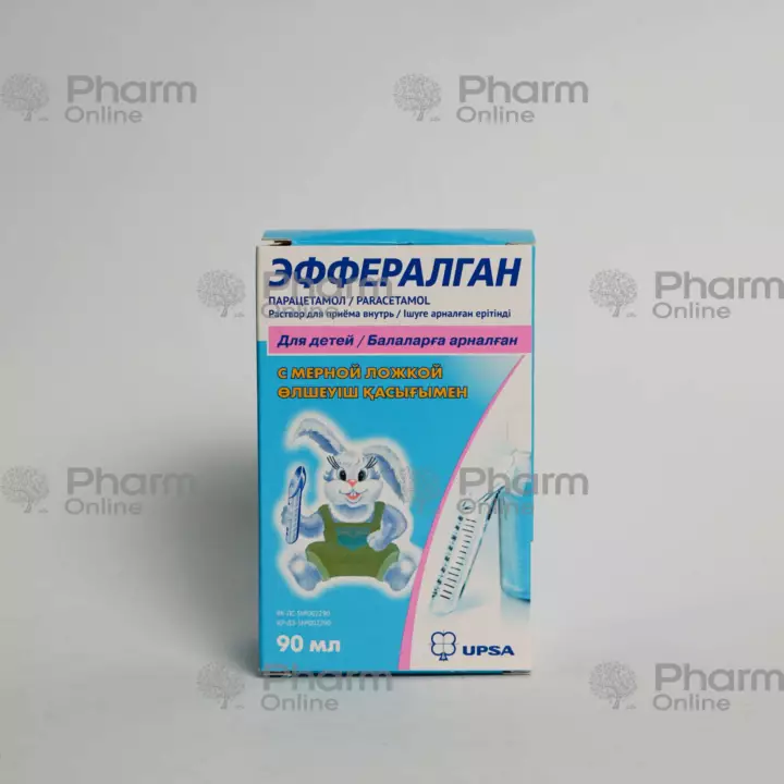 Efferalgan 90 ml syrup, efferalgan syrup, efferalgan sale - Pharmonline, online pharmacy,