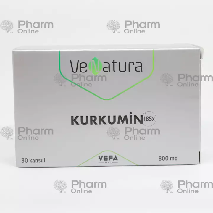 Венатура Куркумин 800мг  № 30 (Капсулы) (Vefa Ilac Sanayi ve Ticaret Ltd Sti) (Турция)