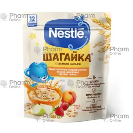 Uşaq  qidası Nestle sıyığı  südü alma, çiyələk, şaftalı ilə 12 aylıq.