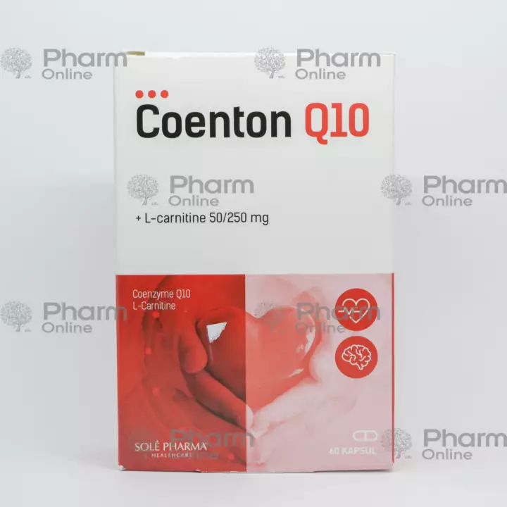 Coenton-Q10 + L-carnitine50/250mg № 60 (Capsules) (SolePharm pharmaceuticals) (Latvia)