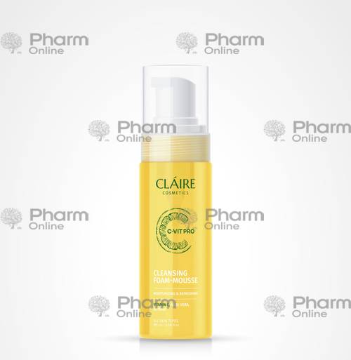 Claire üz üçün təmizləyici köpük c-vit pro 165ml (8788)