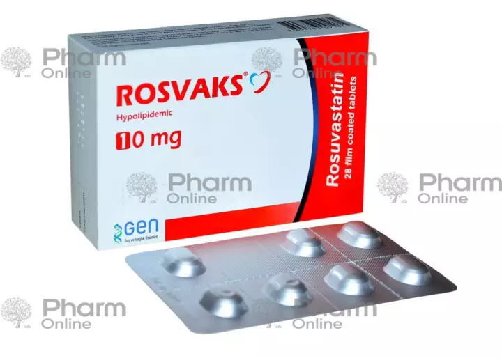 Rosvax 10 mg No. 28 (Tablets) (GEN ILAC və Sağlıq Ürünlleri A S) (Turkey)
