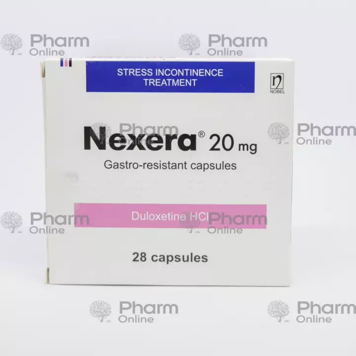 Neksera 20 mq № 28 (Kapsulalar) (Nobel Farma İlaç San. ve Ticaret A.Ş.) (Türkiyə)