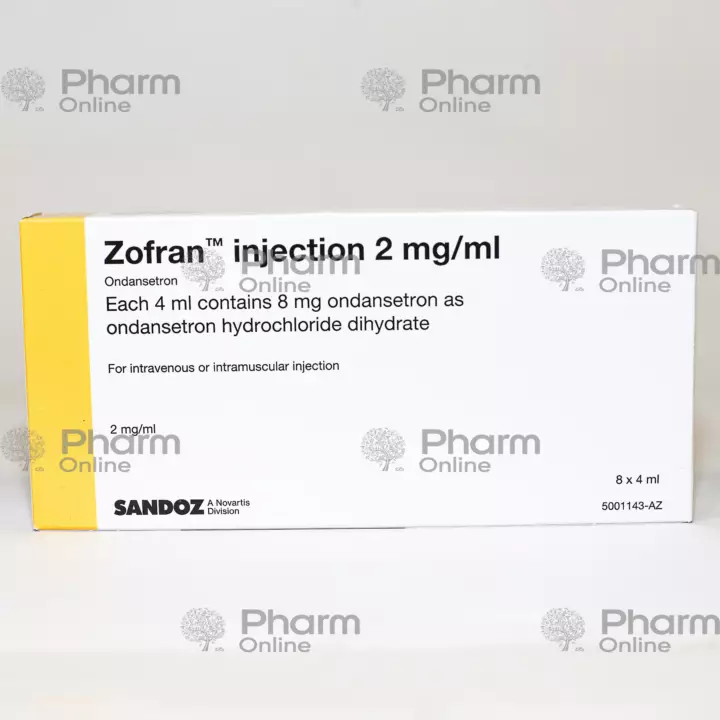 Zofran 8 mq/ 4 ml № 8 (ampulalar)