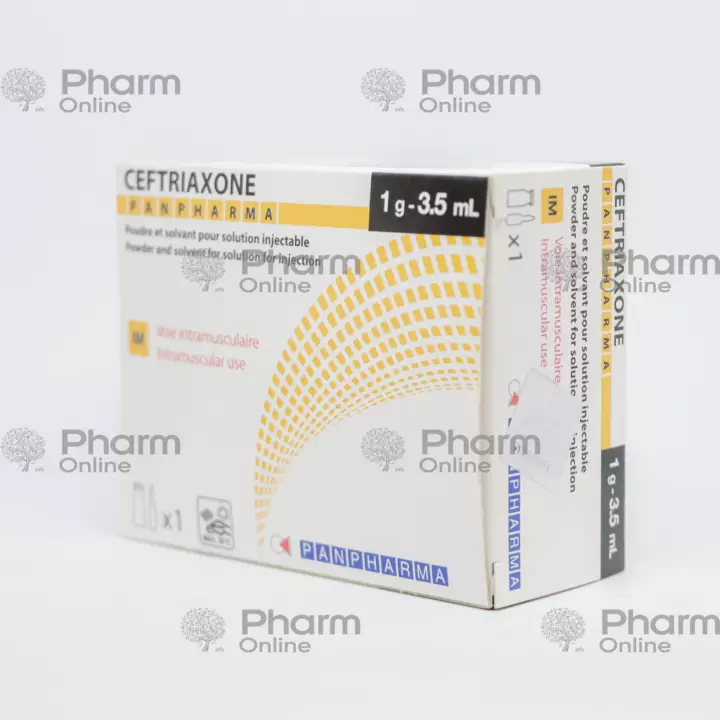 Pan - Seftriakson 1 qr №1 (Ampulalar) (Panpharma Laboratories) (Fransa)