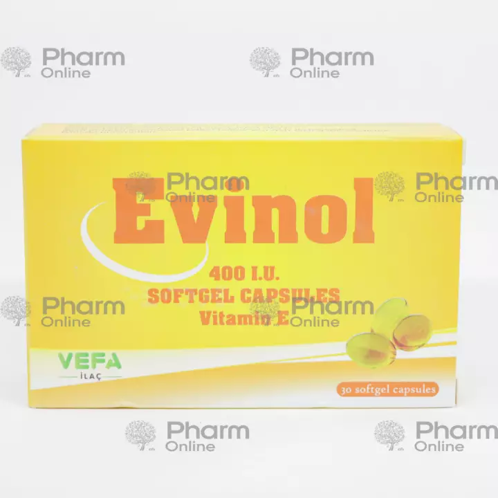 Evinol 400 mq №30 (Kapsulalar) (Vefa İlaç Sanayi ve Ticaret Ltd Şti) (Türkiyə)