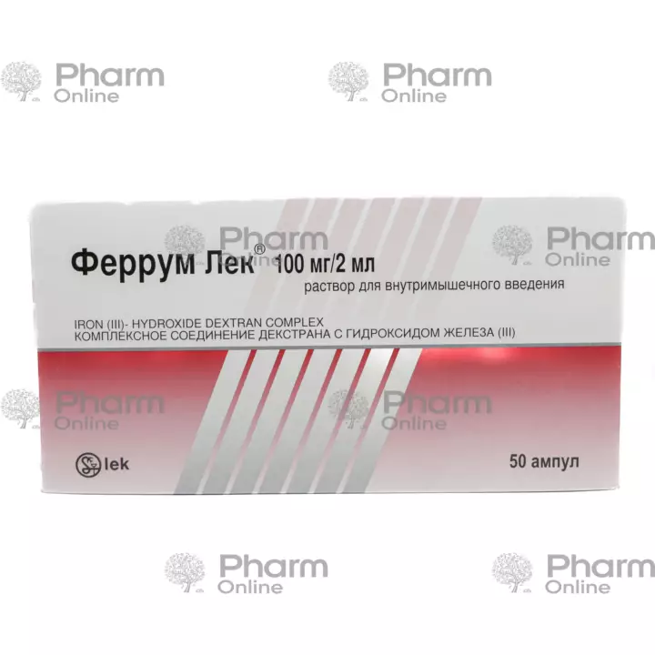 Ferrum-lek 2 ml № 10 (Ampulalar)