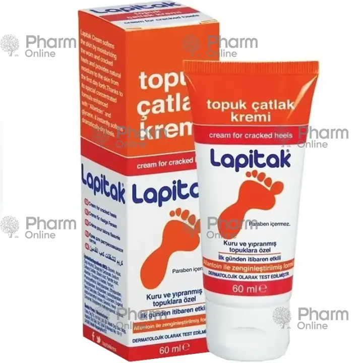 Lapitak çatlamış dabanlar üçün ayaq kremi 60 ml (5846)