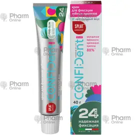 Splat cream for fixing dentures neutral taste (8994) 40 g (Italy)