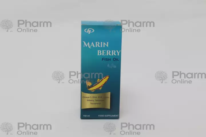 Marineberry Fish Oil 150 ml (Syrup) (Universe Pharma Ilaç San.ve Tic.LTD.Şti) (Turkey)
