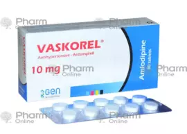 Vaskorel 5 mg №. 30 (Pills) (GEN ILAC və Sağlıq Ürünlleri A S) (Türkiyə)