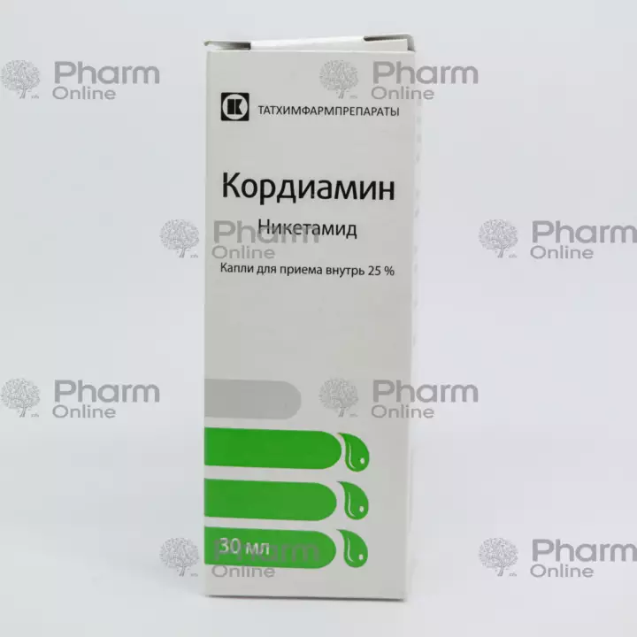 Кордиамин 25% 30 мл (Капли) (Татхимфармпрепараты) (Россия)