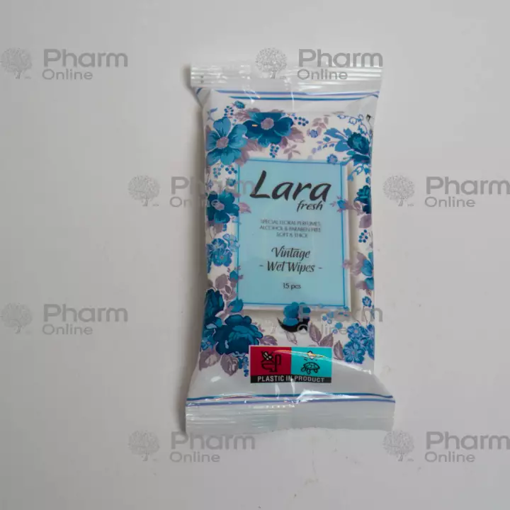 Salfetka yaş "Lara" vintage (0754) № 15 ((Yaş salfetlər) (<>) (Türkiyə)