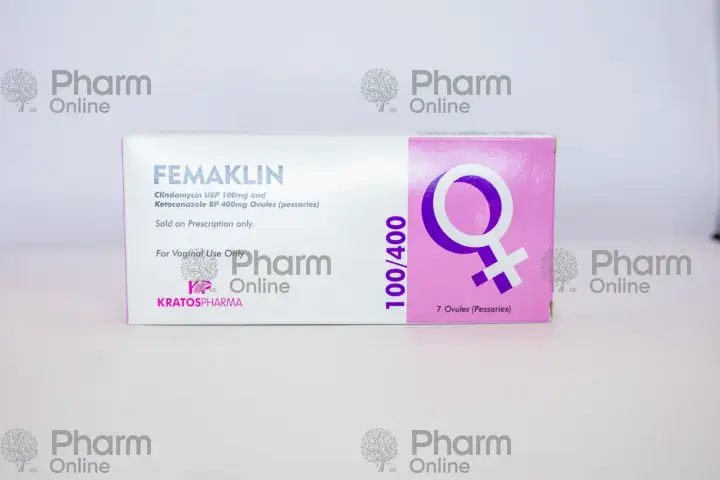 Femaclin (100 + 400) mg №  7 (Vaginal suppositories) (India)