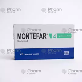 Montefar 4 mg №28 (Tablets) (Biofarma Ilac San. ve Tic. A.S.) (Turkey)