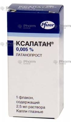 Xalatan 0.005% 2.5 ml (Eye drops) (Belgium)